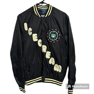 Billionaire's Club IceCream Bomber Jacket Black Medium